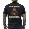 Otter Guten Morgen Ganz Dünnes Eis Kaffee Guten Morgen T-Shirt mit Rückendruck