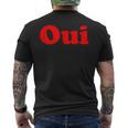 Oui French Chic Vintage Men's T-shirt Back Print