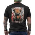 Ours En Peluche Mignon Graffitiintage En Peluche Teddy T-shirt imprimé au dos