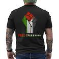 Palestina Libre Apoya A Palestina Y A Los Árabes Camiseta Hombre Estampado Espalda