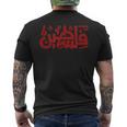 Palestine Typography Palestine Calligraphy Arabic Gaza T-Shirt mit Rückendruck