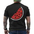 Palestinian Territory Watermelon Men's T-shirt Back Print