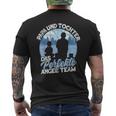 Papa & Tochter Das Perfekte Angel Team Fishing Fishing Fishing S T-Shirt mit Rückendruck