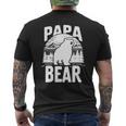 Papa Bear Für Stolzenater Ehemann Onkel Zumatertag T-Shirt mit Rückendruck