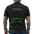 Me And Papa Are More Than Besties And His Is My Alibi Fun Men's T-shirt Back Print