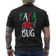 Papa Bug Italian Dad Ladybug Men's T-shirt Back Print