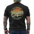 Papa Like A Grandpa Only Cooler For Dad Papa Men Men's T-shirt Back Print