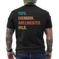 Papa Grillmeister Husband Hero T-Shirt mit Rückendruck