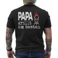 Papa Grillt Am Beste Griller Am Ort T-Shirt mit Rückendruck