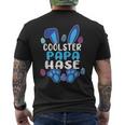 Papa Hase Osterhase Ostergeschenk Partnerlook Outfit Männer T-Shirt mit Rückendruck