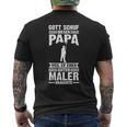 Papa Maler T-Shirt mit Rückendruck