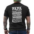 Papa Zumindest Hast Du Keine Hässliche Tochteratertag Papa T-Shirt mit Rückendruck