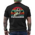 PapasaurusRex Papa Saurus Dinosaurier Familie T-Shirt mit Rückendruck