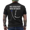 Paramedic Wer Diskuiert Wird Intubiert Paramedic S T-Shirt mit Rückendruck