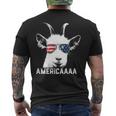 Patriotic Goat 4Th Of July Boys Goat Americaaa Men's T-shirt Back Print