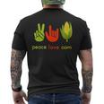 Peace Love Corn Perfect For Corn Farmers Men's T-shirt Back Print