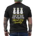 Penguin One By One The Penguins Steal My Sanity Men's T-shirt Back Print