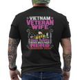 Some People Never Meet Their Hero Vietnam Veteran Wife Mens Back Print T-shirt