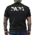 Pferd Reiter Papa Retrointage Lustig Papa Pferd Reiter Kapuzenjacke T-Shirt mit Rückendruck