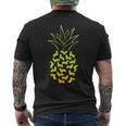 Pineapple Corgi Summer Men's T-shirt Back Print
