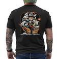 Pirate Cat Adventure Men's T-shirt Back Print