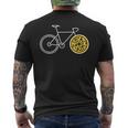 Pizza Fahrrad Radsport Fahrradfahren Fahrradtour T-Shirt mit Rückendruck