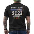 Please Wait 2023 Loading New Year Men's T-shirt Back Print