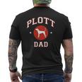 Plott Hound Dad Dog Lovers Mens Back Print T-shirt