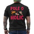Pole Dance Baile Bailarina Pole Dance Camiseta Hombre Estampado Espalda