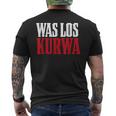 Polska Polish Saying Was Los Kurwa T-Shirt mit Rückendruck