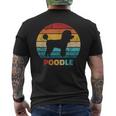 Poodle Vintage T-Shirt mit Rückendruck