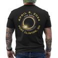 Port Clinton Ohio Solar Eclipse Totality April 8 2024 Men's T-shirt Back Print