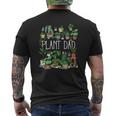 Potted Plant Dad Gardening Lover Mens Back Print T-shirt