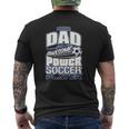 Power Soccer Proud Dad Soccer Player Mens Back Print T-shirt