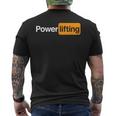 Powerlifting Kraftdreikampf T-Shirt mit Rückendruck