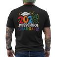 Preschool Graduate 2024 Proud Family Senior Graduation Day Men's T-shirt Back Print