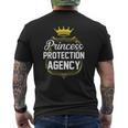 Princess Protection Agency Tiara Badge Mens Father's Day Mens Back Print T-shirt