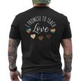 I Promise To Teach Love Diversity Equality And Lgbt Men's T-shirt Back Print