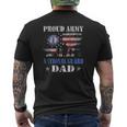 Proud Army National Guard Dad Veterans Day Mens Back Print T-shirt