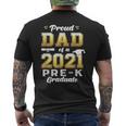 Proud Dad Of A 2021 Prek Graduate Preschool Graduation Mens Back Print T-shirt