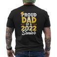 Proud Dad Of A 2022 Senior Class Of 2022 School Graduation Mens Back Print T-shirt