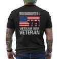 Proud Granddaughter Vietnam War Veteran Matching Grandfather Mens Back Print T-shirt
