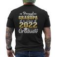 Proud Grandpa Of A Class Of 2022 Graduate Senior Graduation Mens Back Print T-shirt