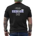 Proud Senior 2022 Dad Family Senior 2022 Dad Mens Back Print T-shirt