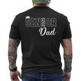 Proud Senior Dad 2025 Senior 2025 Dad Class Of 2025 Father Men's T-shirt Back Print