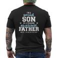 Proud Son Of A Freaking Awesome Father Mens Back Print T-shirt