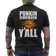 Punkin Chunkin Pumpkin Chucking Fall Men's T-shirt Back Print