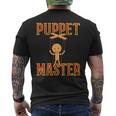 Puppet Master Ventriloquist Puppers Doll Puppet Show Men's T-shirt Back Print