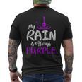 My Rain Is Always PurpleMen's T-shirt Back Print