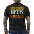 Rancho Cucamonga The City Of Dreams California Souvenir Men's T-shirt Back Print